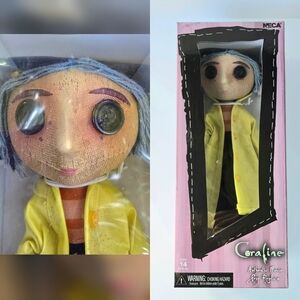 Coraline Rag Doll with Yellow Raincoat